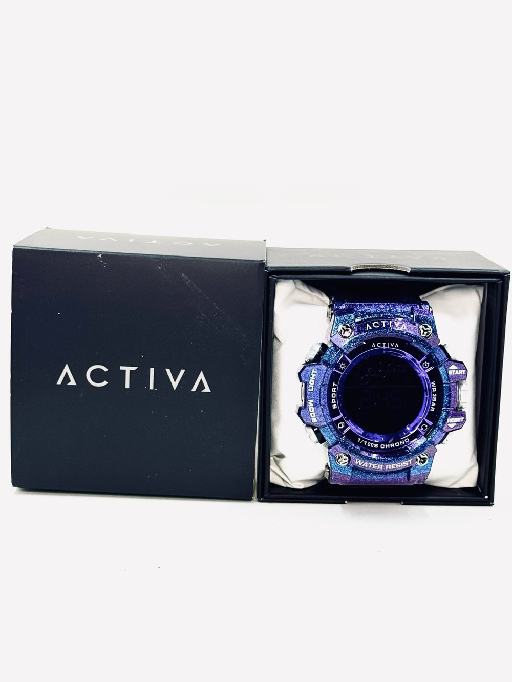 Invicta X Activa Unisex Iridescent Purple Digital Sport Watch 50mm NIB